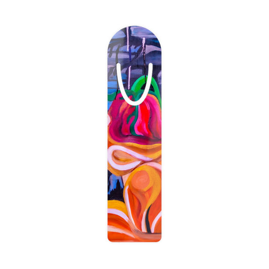 Artistic Metal Bookmark - Colorful Floral Design, Unique Gift for Book Lovers, Reading Accessory, Literary Gift, Teacher Appreciation